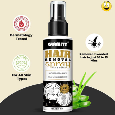 NewClick Hair Removal Cream Spray for Women Hand, Leg & Under Arm, Painless 02 Spray(100 ml)