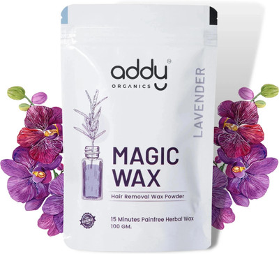 Addy Organics Magic Wax Hair Removal Wax Powder For Men And Women 100g Wax(100 g)
