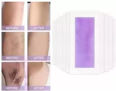 Jiwoo Best Face Upper Lip Under Arms & Chin Facial Wax Strip For Women Strips(20 Strips)