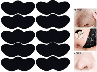 nn Charcoal, Painless & Instant Deep Pore Cleanser Nose Strips Strips(10 g)