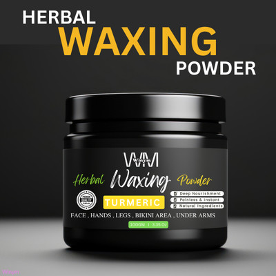 Winym Turmeric Wax Powder With Turmeric & Herbal Glow Formula For Smooth Skin Powder(100 g)