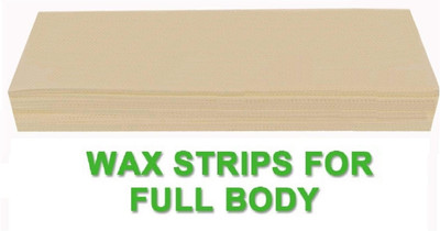 JANOST Easy To Use Waxing Strips - Beige-100 Pcs Strips Strips(100 Strips, Set of 100)