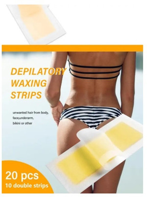 Rudvya Face Wax Strips Women And Men Hair Removing Waxing Paper Strips Strips(20 g)