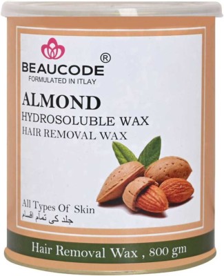 Beaucode Almond Hair Removing Wax I Less Pain Wax I 800 gm - For All Skin Types Wax(800 g)