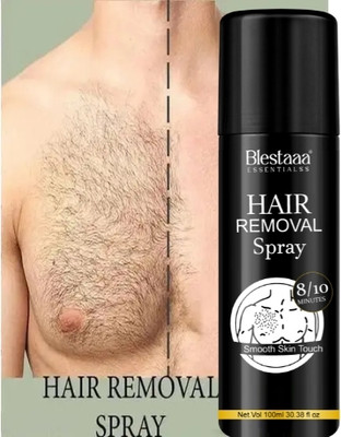 blestaaa essentialss Hair Removal Cream for Men Chest, Back, Under Arms & Intimate Area Spray.. Cream(100 ml)