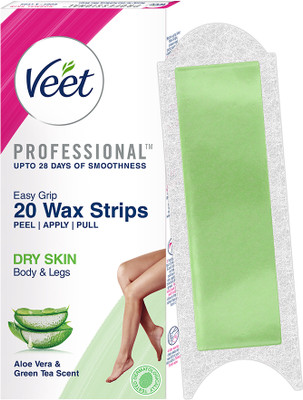 Veet Professional Waxing Kit for Dry Skin Strips(20 Strips)