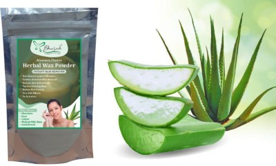 Bluejack Herbal Wax Powder Instant Hair Remover Aloevera Flower Wax(100 g)