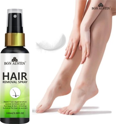 Bon Austin Hair Removal Spray For Men&Women Suitable For All Skin Types Pack of 1 of 100ML Oil(100 ml)