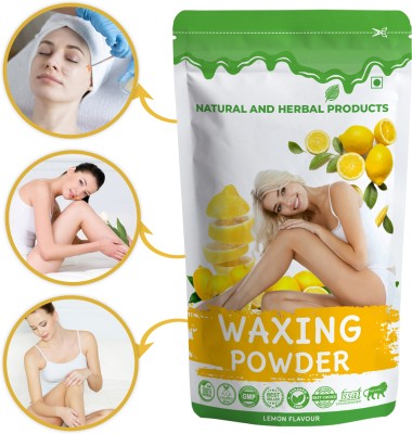 NATURAL AND HERBAL PRODUCTS NATURAL WAXING POWDER - WAXING POWDER FOR WOMEN MEN - WAX POWDER HERBAL REMOVAL Wax(100 g)