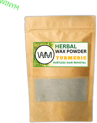 Winym Herbal Brown Wax Powder | Instant Herbal Hair Removal Powder(100 g)