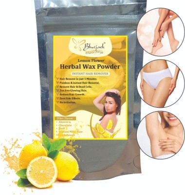 Bluejack Herbal Wax Powder Instant Hair Remover Lemon Flower Wax(100 g)