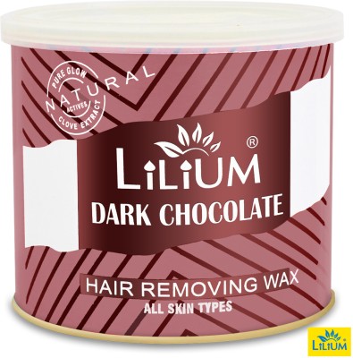 LILIUM Dark Chocolate Hair Removing Wax | For Legs, Arms, Underarms & Full Body Wax(600 g)