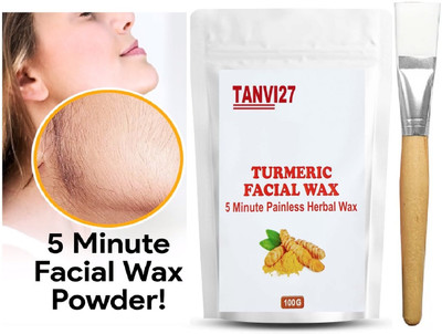 tanvi27 Instant Painless Waxing Powder All Types Of Hair With Applictor Powder(100 g, Set of 2)
