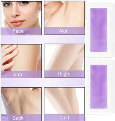 AFARAXIA Wax Strips for Facial & Upper Lip/Cheek full body Hair Removal Strips(20 g)