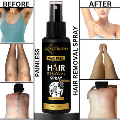 keydiyam Hair Removal Cream for Men Chest, Back, Legs, Under Arms & Intimate Area Cream(100 ml)