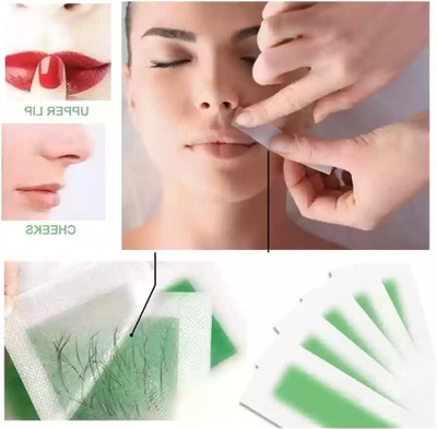 HUZURLU New Small Wax Sheet For Removing Upper Lips, Chin And Eyebrow Strips(20 g)