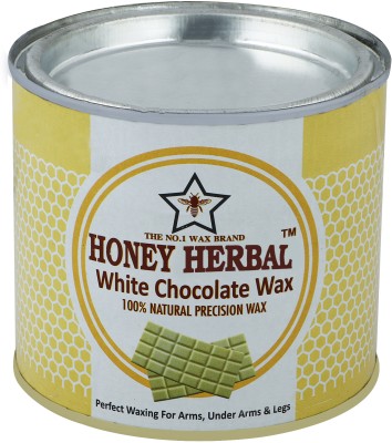HONEY HERBAL Best White chocolate wax for smooth and perfect waxing(apply on arms,legs and under arms) white chocolate 600 gm Wax(600 ml)