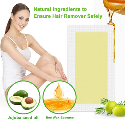 Rudvya Yellow Wax Strips for Facial Hair Removal for Women Face, for Cheek Hair Strips Strips(20 g)