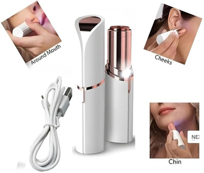 UBRONIK Waxing-Free Lipstick Shape Face Hair Remover for Women Strips(1 Strips)
