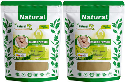 Natural Health and Herbal Products MultaniMitti Flavour Painless Instant Waxing Powder HairRemoval-Legs-PrivatePart Wax(200 g, Set of 2)
