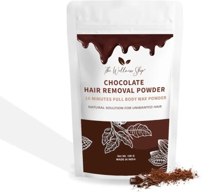 The Wellness Shop Chocolate Removal Powder-10 Minute Full Body Wax(100 g)