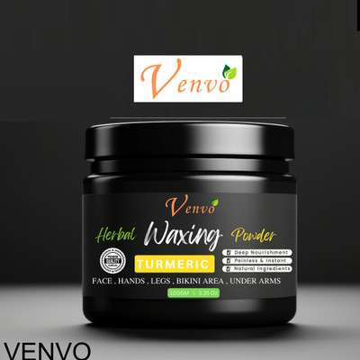 venvo Herbal Turmeric Hair Removal Soft Mist Wax Powder | Radiant Skin Care Powder(100 g)