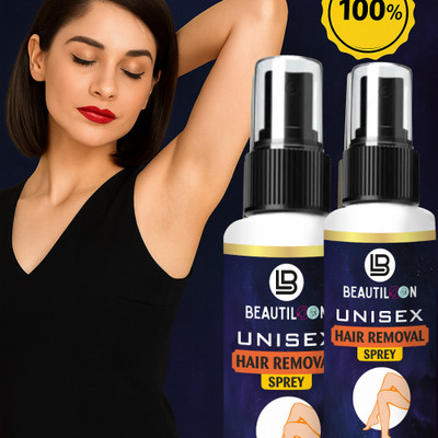beautiloon Body Hair Removal Spray Cream - For Chest, Arms, Legs & Underarms Spray Spray(100 ml, Set of 2)