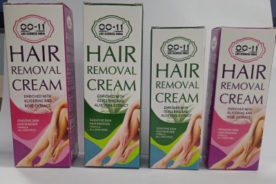 OO11 Hair Removal Cream 60g pack of 2 with 30g pack of 2 Cream(60 g, Set of 4)