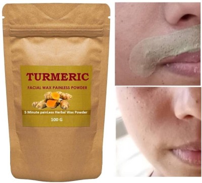 MYEONG TURMERIC FACIAL POWDER WAX 5 MINUTE PAINLESS HERBAL POWDER Powder(100 g)