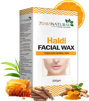 7 Days HALDI FACIAL - 5 MIN PAINLESS HERBAL POWDER Wax Powder(200 g)