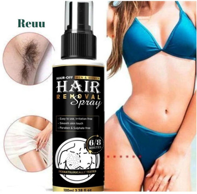 Reuu E Body Hair Removal Spray Cream - For Chest, Back, Legs & Under Arms Spray Spray(100 ml)