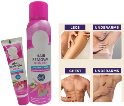 Latixmat Pain less Hair Removal Spray for legs, hands, underarm & back cream & Spray(180 g)