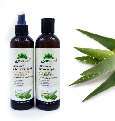 ScentCosmetics Aloevera Waxing Gel & Lotion FREE offer Oil(500 ml, Set of 2)