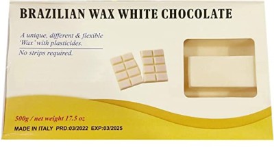 zemglam Brazilian Wax White Chocolate ( No Strip Required) Wax Wax(500 g)