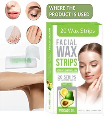 MYEONG Quick Easy & Safe Waxing Kit for Girls Strips(10 g, Set of 10)