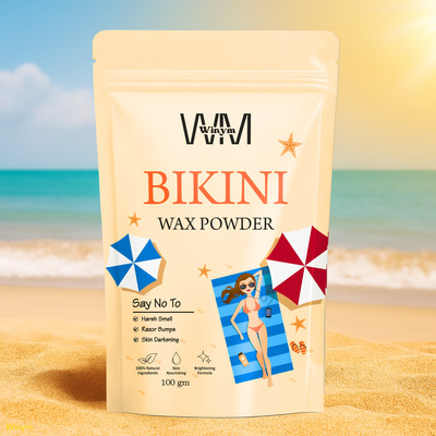 Winym Bikini Wax Powder Herbal Smooth – Sensitive Skin Hair Remover Powder(100 g)