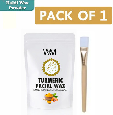 Winym Turmeric Wax Powder With Brush | Natural Glow Herbal Wax Pack Powder(100 g)