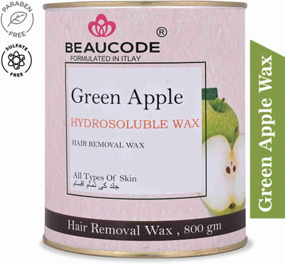 Beaucode GREEN APPLE HYDRO-SOLUBLE WAX 800 GM Wax(800 g)