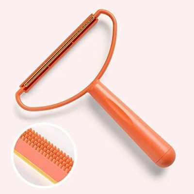 vyagee Manual Portable Lint Remover with Wood Handle, Fuzz Shaver Reusable Double Sided Floor Lint Roller