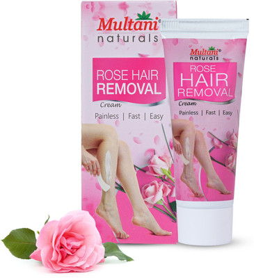 Multani naturals Rose Hair Removal Cream | Painless & Stripless - Cream(60 ml)