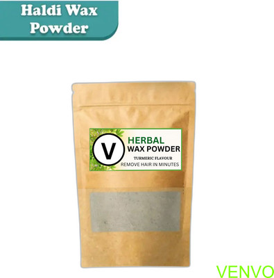 venvo Turmeric Herbal Smooth Wax Powder - Gentle Removal (100 g) Powder(100 g)