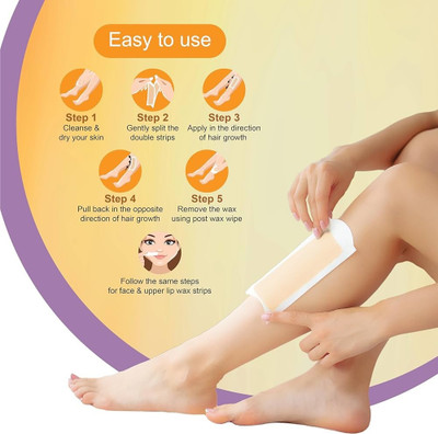 EVERERIN Expert Bikini And Underarm 20 Count With 4 Finish Wipes Sensitive Hair Removal Strips(24 g)