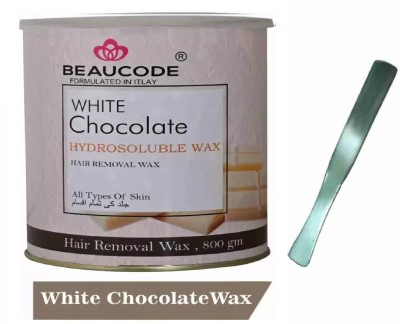 Beaucode Professional Rica White Chocolate Body Hair Wax -800gm + Wax Knife Wax(800 g, Set of 2)