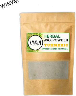 Winym Herbal Brown Wax Powder | Herbal Wax for Shiny Skin Powder(100 g)