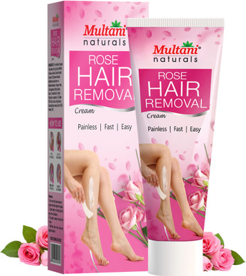 Multani naturals Rose Hair Removal Cream | Painless & Stripless - Cream(60 ml)