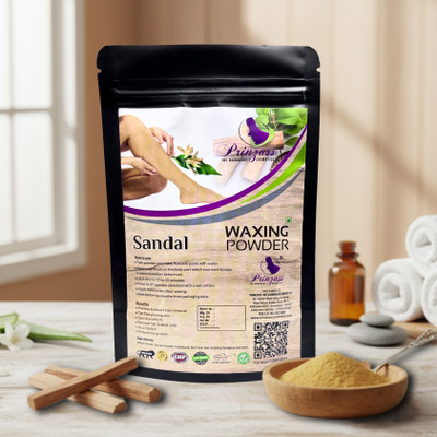 PRINZASS Sandal Wax Powder For Women I Herbal Hair Removal Powder for Body Wax Powder(100 g)