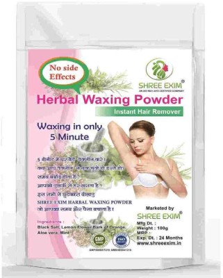 SHREE EXIM Hair Removal Herbal Waxing Powder Organic Pain-Free Wax(100 g)