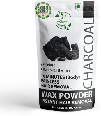 24 Hours Organic Charcoal Body Hair Removal Powder Powder(100 g)