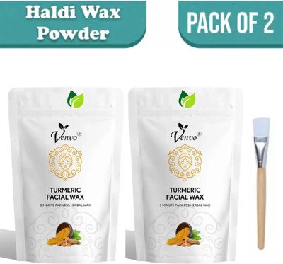 venvo Turmerix wax powder combo pack of 200gm with Soft brush Powder(200 g)