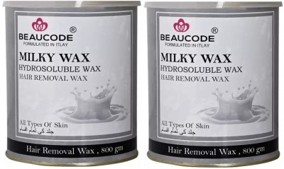 Beaucode PROFESSIONAL MILKY HAIR REMOVING WAX 800 GM Wax (800 g) Pack of 2 Wax(800 g)